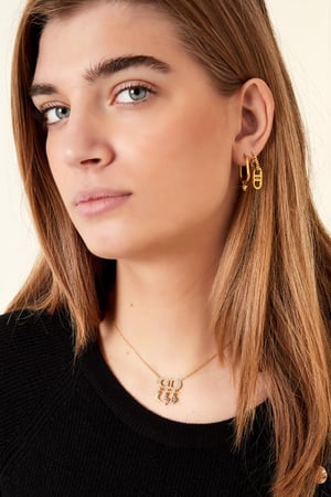 Halskette Good Life baumelt Goldfarbe Edelstahl h5 Bild2